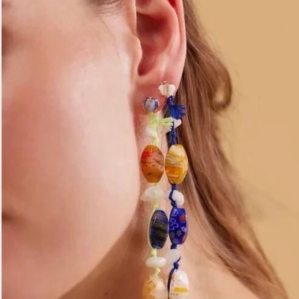 NWT Free People Ariana OST Stone Voyage  Dangle Earrings
